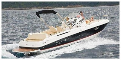 Bateau pour ski nautique à moteur in-bord