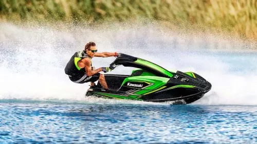 Jet-ski à bras Kawasaki