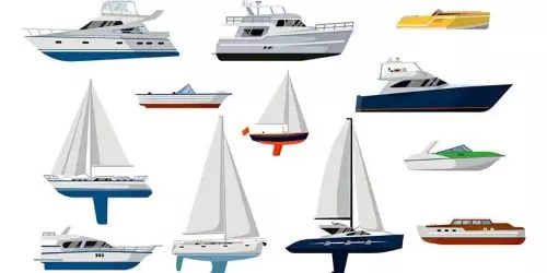 Les différents types de bateaux