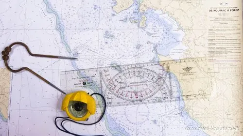 Navigation sur carte maritime Navigation sur carte maritime