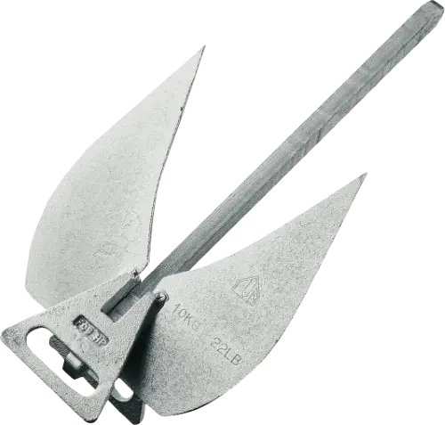 Ancre de bateau Fluke on bottom (FOB)