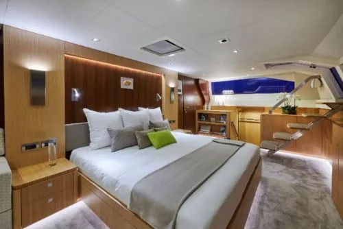Chambre sur un bateau de luxe