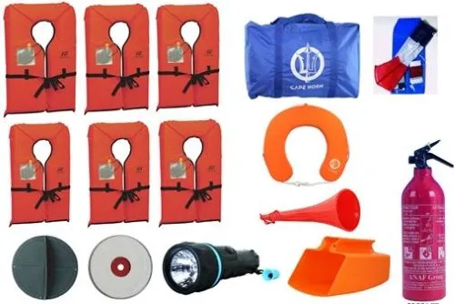 Pack armement obligatoire côtier, moins de 6 miles d'un abris Pack armement obligatoire côtier, moins de 6 miles d'un abris