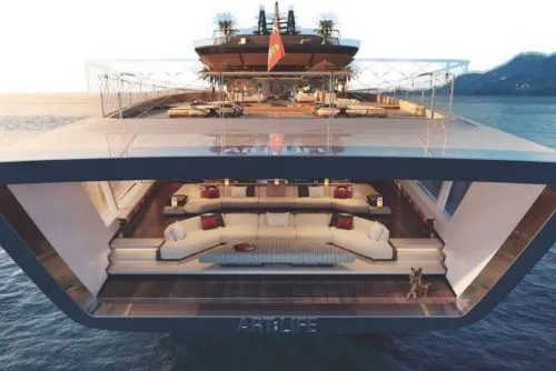 Poupe d'un Yacht Poupe d'un Yacht